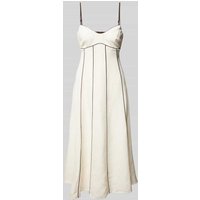 Forever New Leinencocktailkleid mit Spaghettiträgern in Weiss, Größe 36 von Forever New