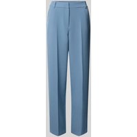 Forever New Straight Leg Anzughose mit Bügelfalten Modell 'Ariel' in Blau, Größe 38 von Forever New