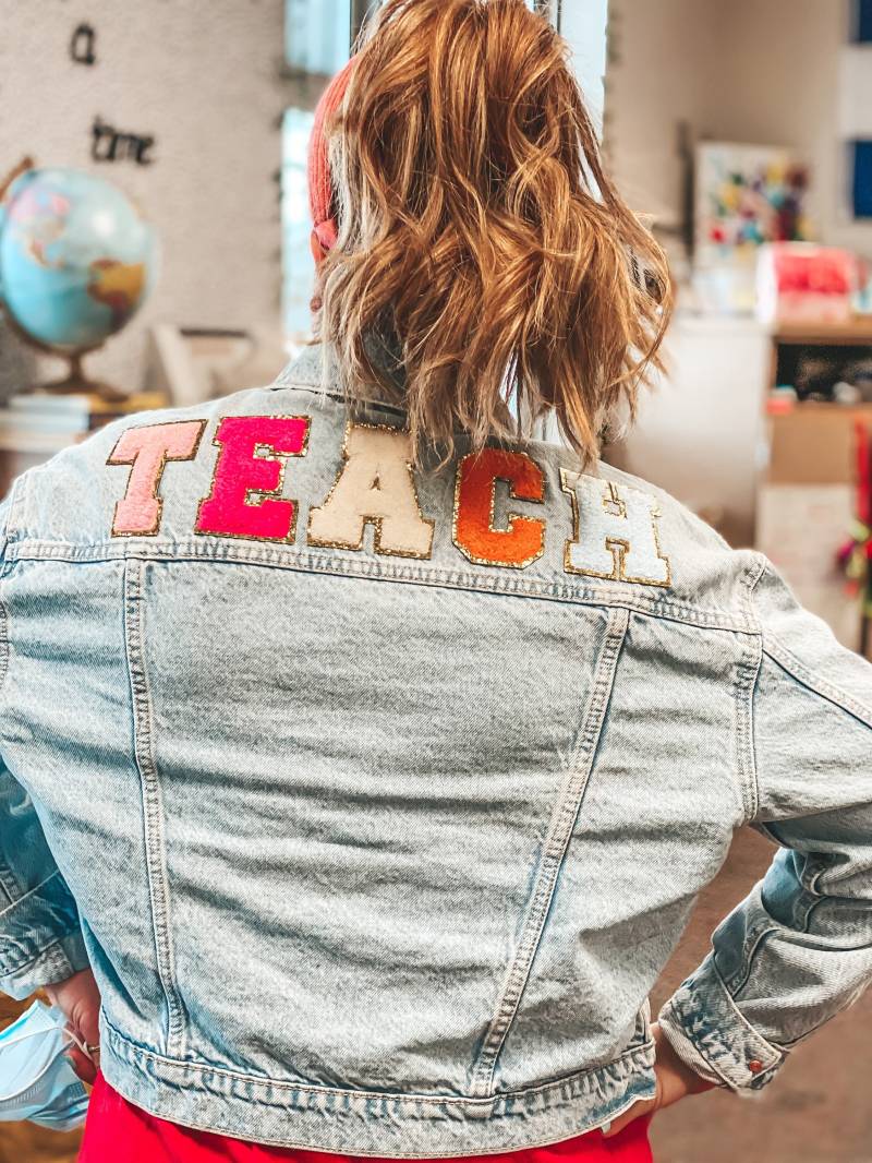 Lehren Oder Jubeln Krankenschwester Jeansjacke von ForeverBreezy