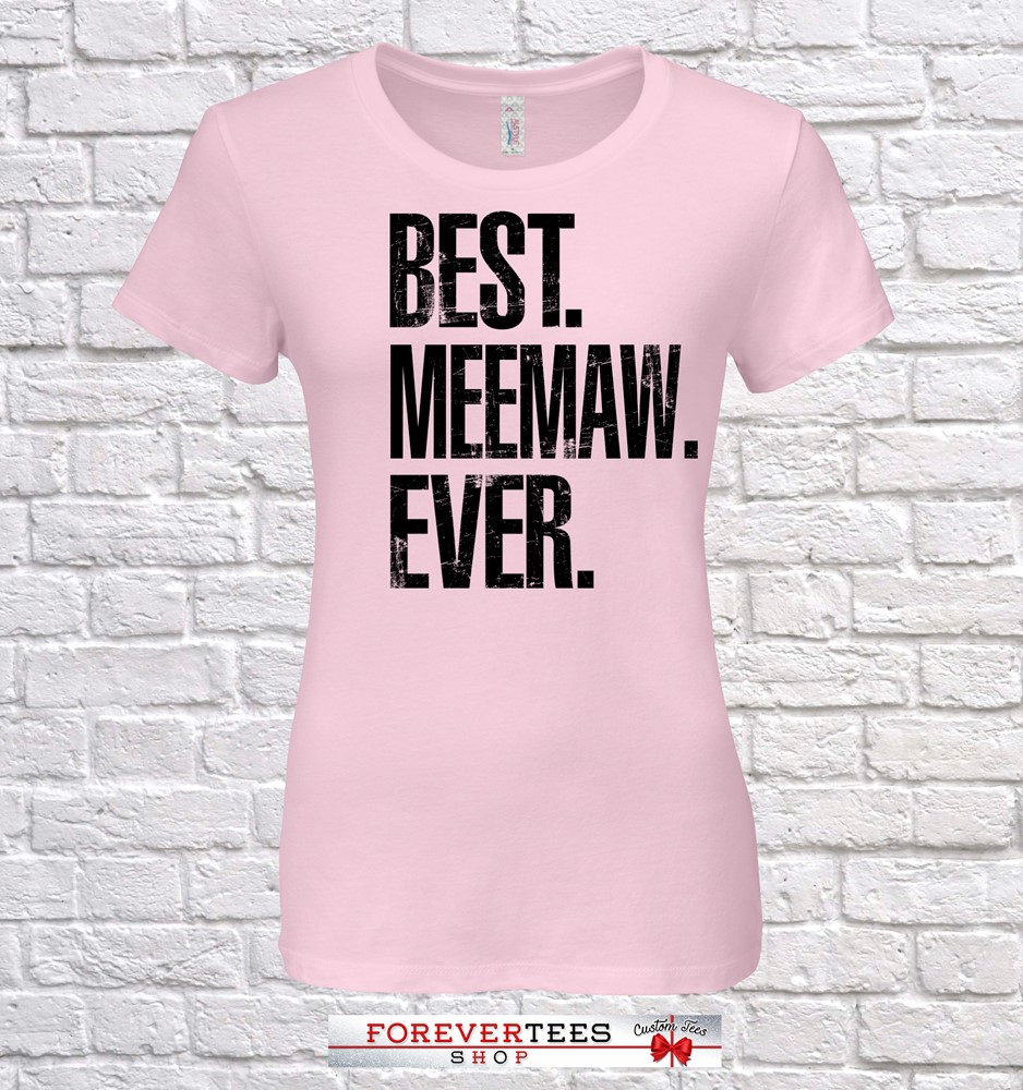 Beste Meemaw Ever, Geschenk, Geburtstag, Tshirt, Geschenkidee, Baby Shower, Geburtstag von ForeverTeesShop
