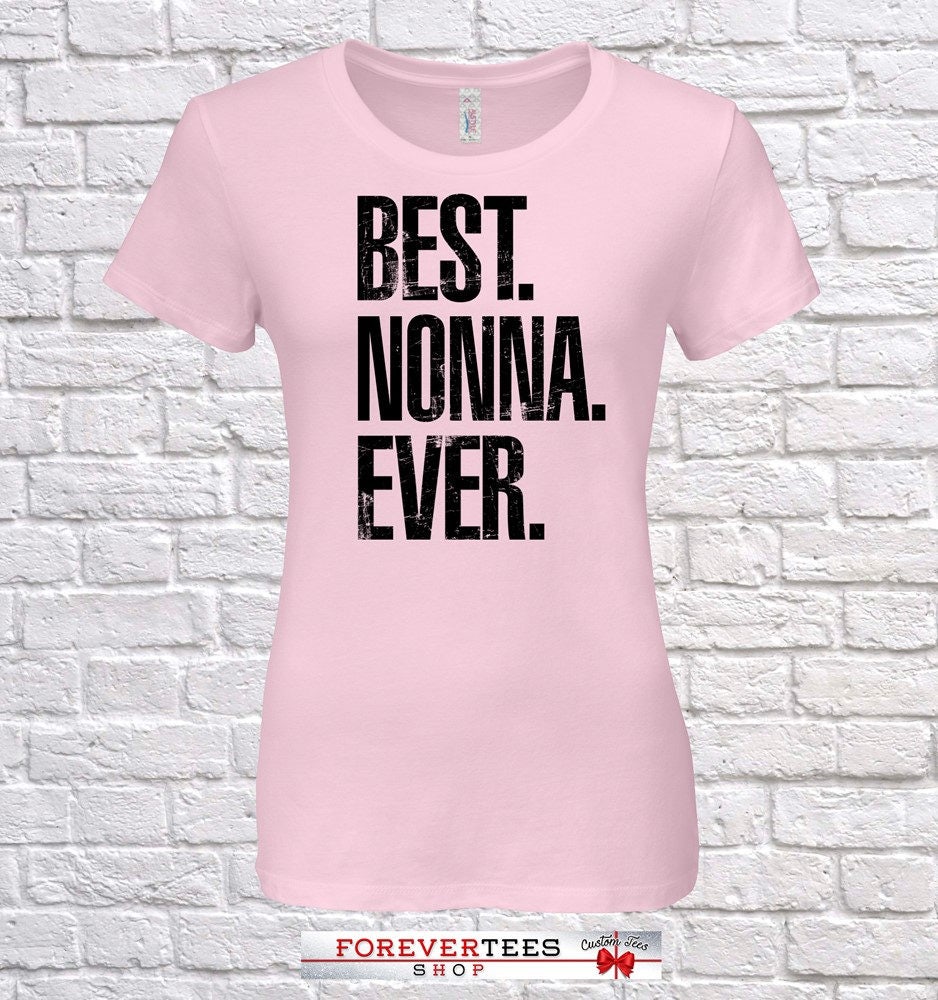 Beste Nonna Ever, Geschenk, Geburtstag, Tshirt, Geschenkidee, Baby Shower, , , Geburtstag von ForeverTeesShop