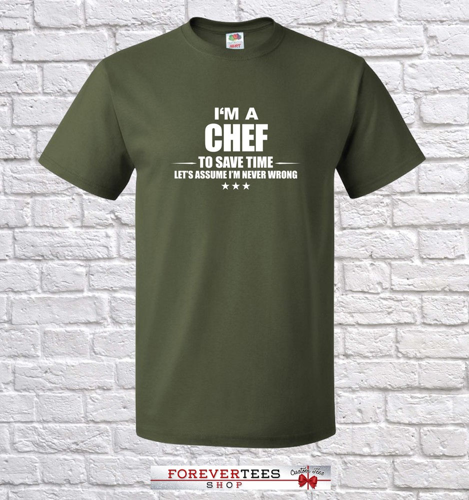 Chef, Ich Bin Chef Beruf Shirt, Weihnachtsgeschenk, Geburtstag von ForeverTeesShop