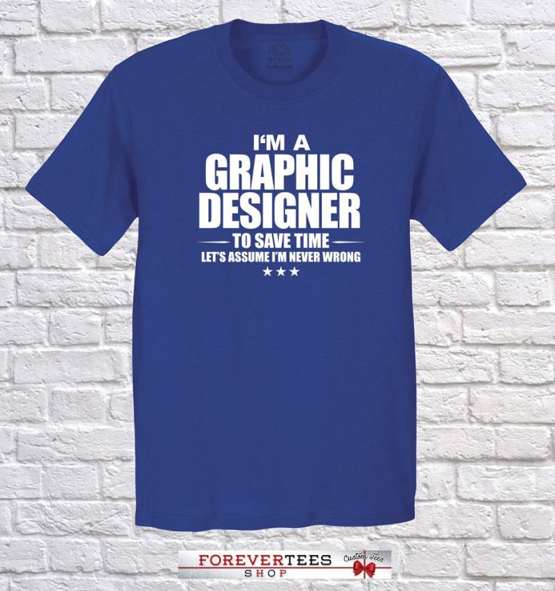 Grafik Designer, Ich Bin Designer Beruf Shirt, Weihnachten Geschenk, Geburtstag von ForeverTeesShop