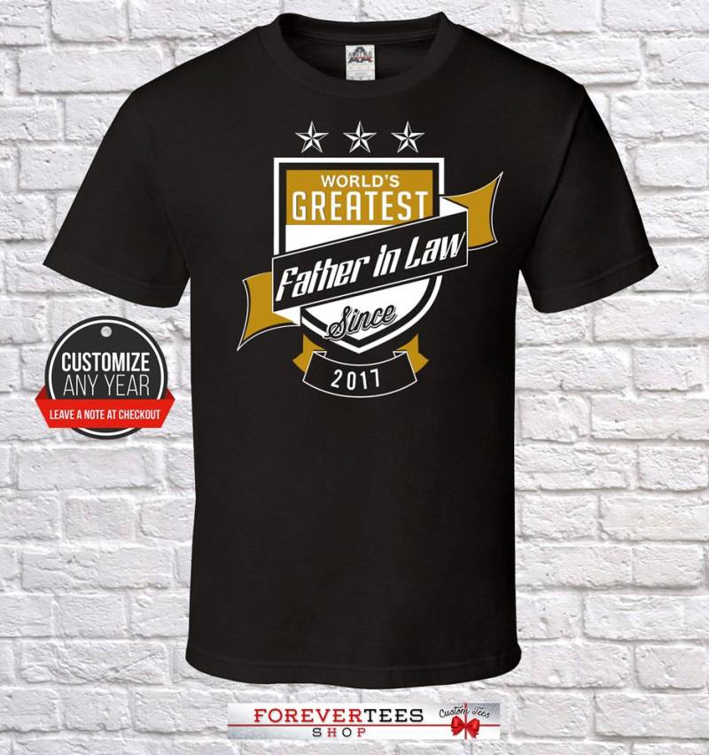 Weltgrößter Schwiegervater Seit | Jedem Jahr Geschenk, Geburtstag, Tshirt, Geschenkidee von ForeverTeesShop