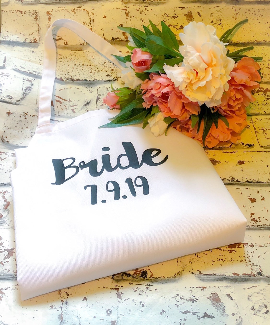 Personalisierte Hochzeitsschürze Brautparty Polycotton Personalisierte Hochzeitsschürze Brautparty Polycotton von ForgetmeknotWedding