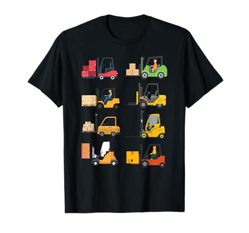 Gabelstapler Geburtstag für Jungen Mädchen Kleinkinder T-Shirt Gabelstapler Geburtstag für Jungen Mädchen Kleinkinder T-Shirt von Fork truck Lift truck Apparel