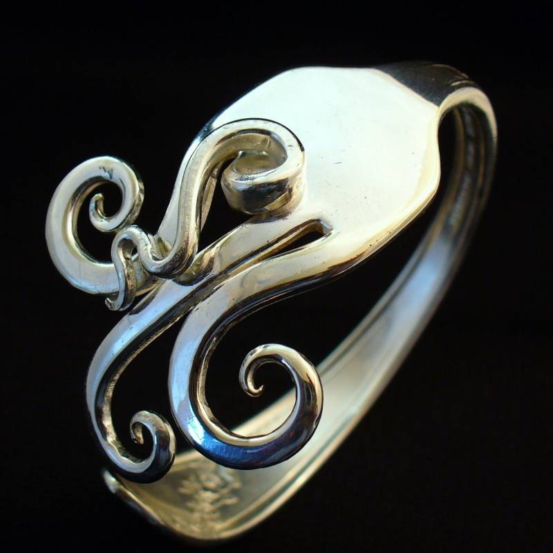 Gabel Armband Umweltfreundliche Upcycled Antik Besteck Löffel Schmuck von Forkwhisperer