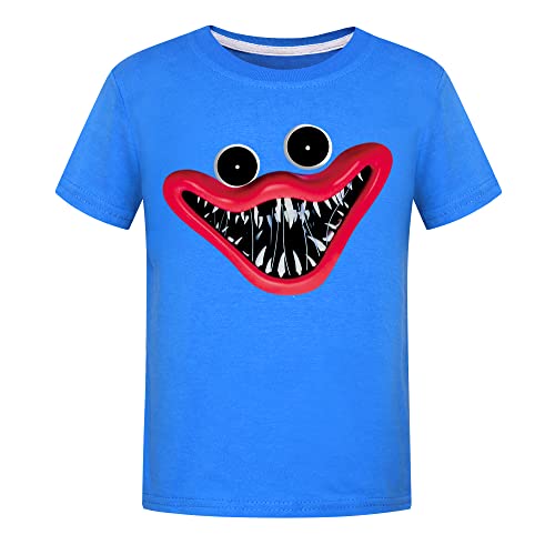 Forlcool Jungen Mädchen T-Shirts Kinder Sommer Kurzarm 4-14 Jahre, Blue3., 12-13 Jahre von Forlcool