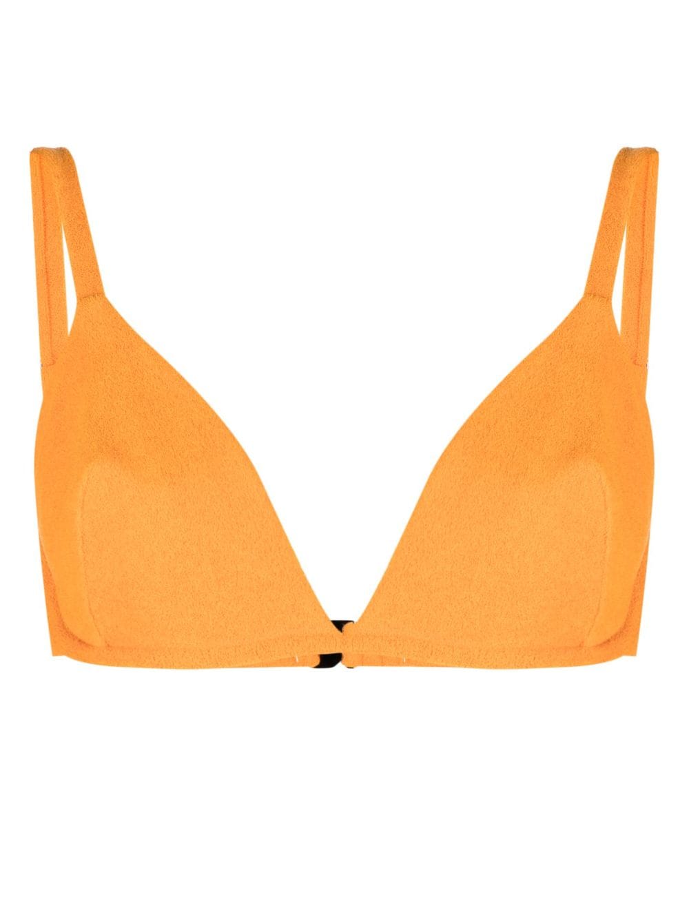 Form and Fold Triangel-Bikinioberteil - Orange von Form and Fold