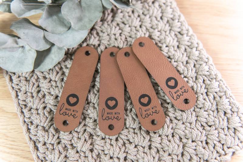 Label "Made With Love" + Schraube Label "Made With Love" + Schraube von FormWerkStatt