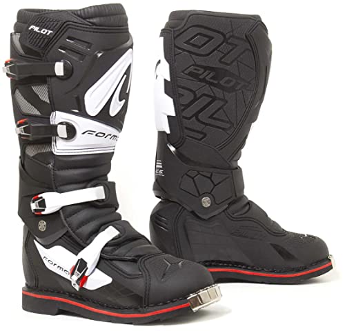 FORMA Unisex Pilot Fx Motorradstiefel, Schwarz von Forma