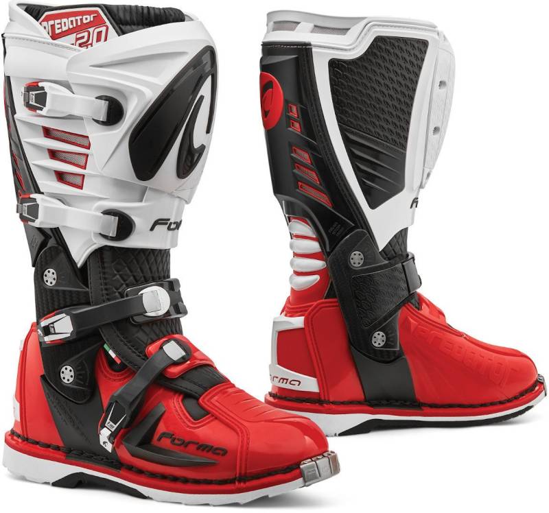 Forma Predator 2.0 Motocross Stiefel Motorradstiefel wechselbare Sohlen von Forma