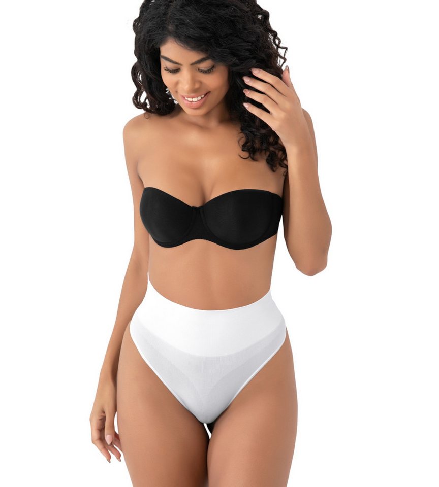 Formangel Miederslip formender High-Waist String mit Shaping-Bauchbund nahtlos & rutschfest (1-St) Bauchformung, nicht sichtbar unter Kleidung, String-Schnitt von Formangel