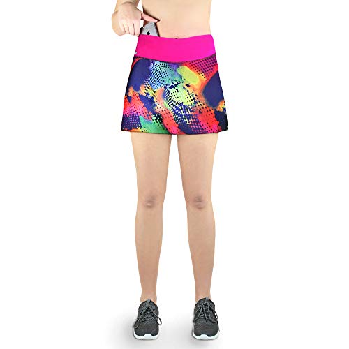 Formbelt Variosports Skirt - erster Laufrock mit integriertem Verstauen von Handys bis 6,8", Schlüssel, Taschentüchern - Laufen, Yoga, Fitness, Gym, Brazil XXL von Formbelt