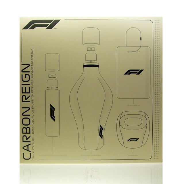 Formel 1 Race Carbon Reign Set - EDT 75 ml + EDT 15 ml + Kofferanh?nger von Formel 1