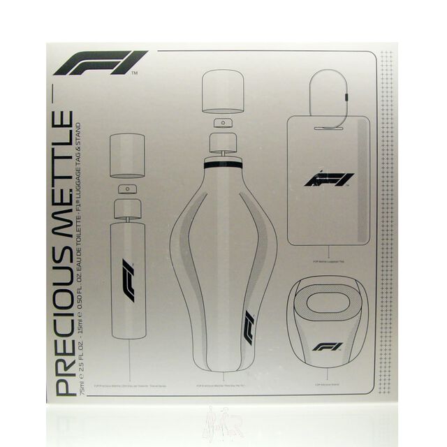 Formel 1 Race Collection Precious Mettle Set - EDT 75 ml + EDT 15 ml + Kofferanh?nger von Formel 1