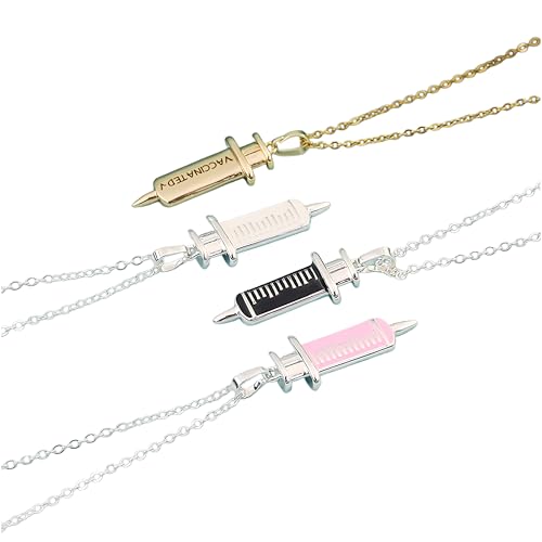 Personalisierte Halskette mit Spritzen-Anhänger, Halskette mit Namen, Still-Halskette, Schmuck für Ärzte, Krankenschwestern, medizinische Assistenten, Schmuck, Phlebotomisten-Geschenke Personalisierte Halskette mit Spritzen-Anhänger, Halskette mit Namen, Still-Halskette, Schmuck für Ärzte, Krankenschwestern, medizinische Assistenten, Schmuck, Phlebotomisten-Geschenke von FormeyOneou