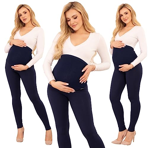 Formommy - Premium Mutterschaft Leggings hergestellt in der EU (Marineblau,XXL) von Formommy