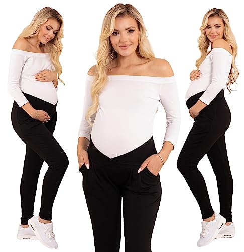 Formommy - Schwangerschaft Hose Damen Ada hergestellt in EU (Schwarz,XXL) von Formommy