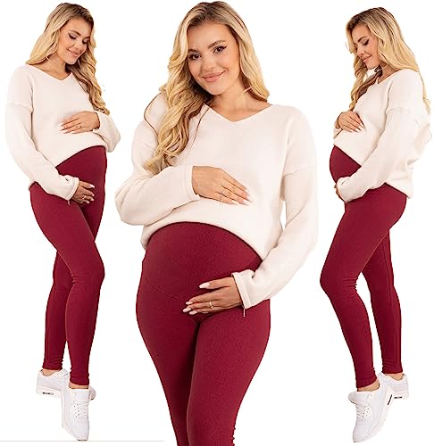 Formommy - Schwangerschaft Leggings Erwärmung hergestellt in der EU (Kastanienbraun,3XL) von Formommy