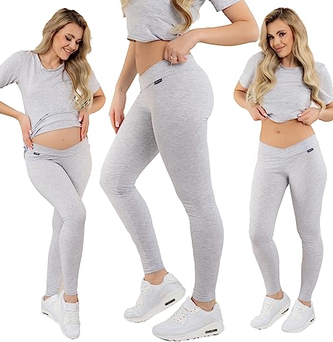 Formommy - Schwangerschaft Leggings Gaja hergestellt in der EU (Grau,XL) von Formommy