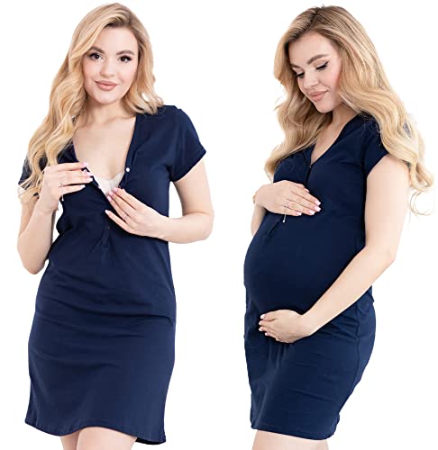 Formommy - Umstandsshirt Lisa hergestellt in EU (Marineblau,XL) von Formommy