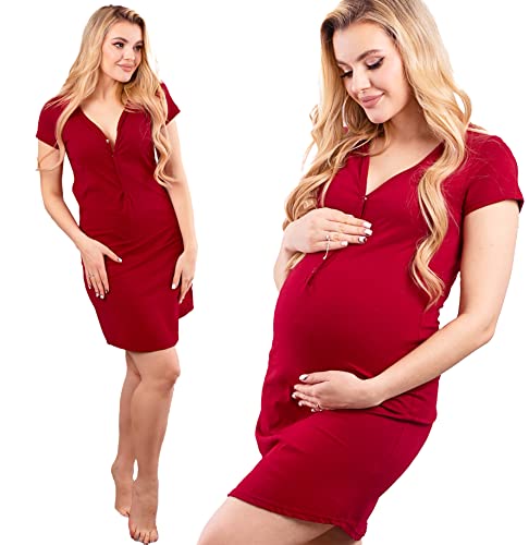 Formommy - Umstandsshirt Lisa hergestellt in EU (Rot,S) von Formommy