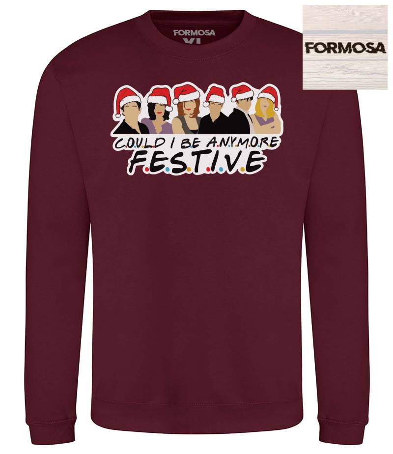 Could I Be Any More Festliche Freunde Weihnachtspullover Ugly Xmas Pullover von FormosaStore