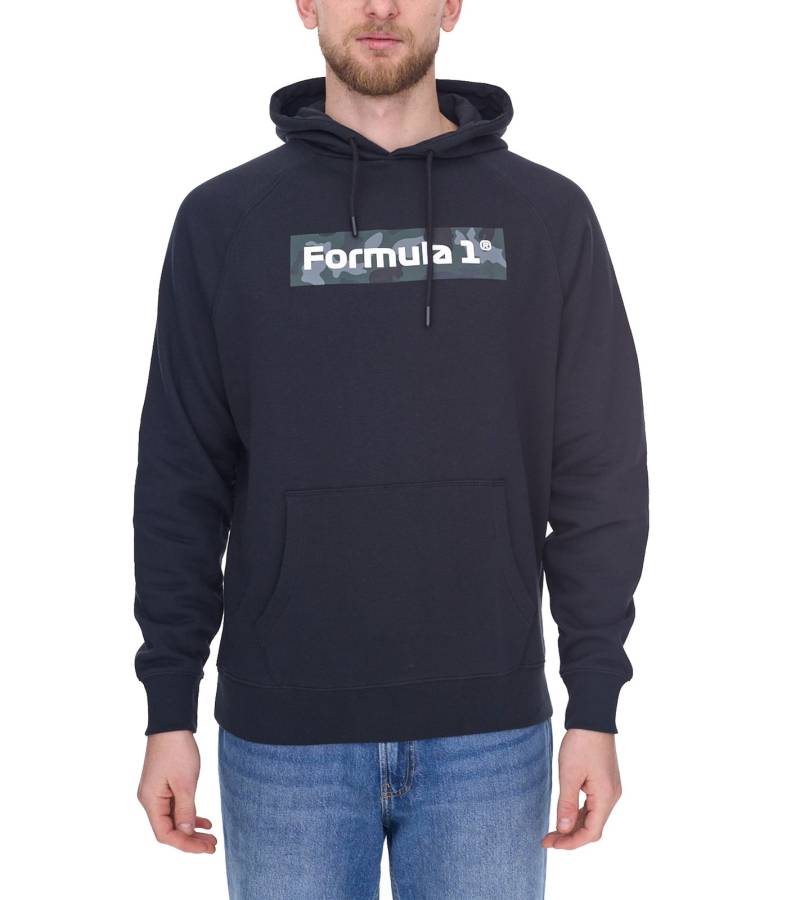 Formula 1 F1 Herren Kapuzen-Pullover Hoodie Sweat-Pullover Langarm-Shirt 701222543 001 Schwarz von Formula 1