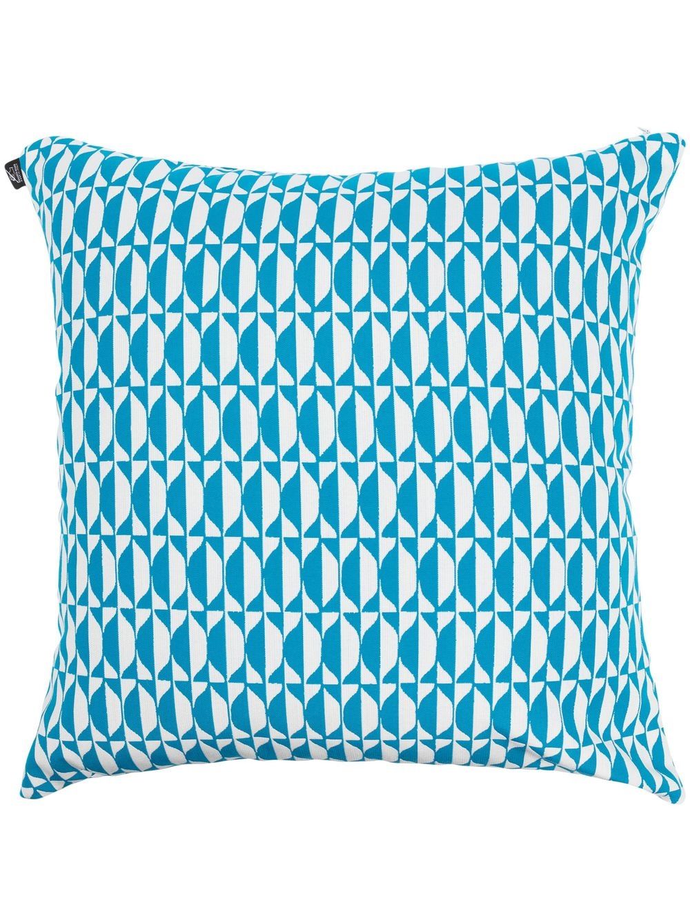 Fornasetti Kissen mit geometrischem Print - Blau von Fornasetti