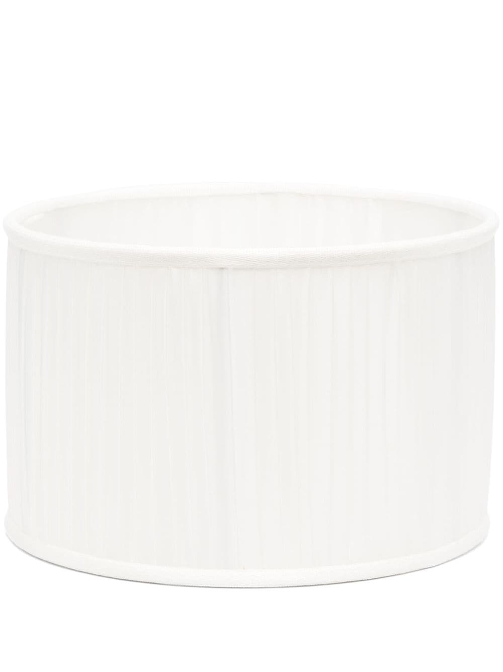 Fornasetti Plissierter zylindrischer Lampenschirm - Weiß von Fornasetti