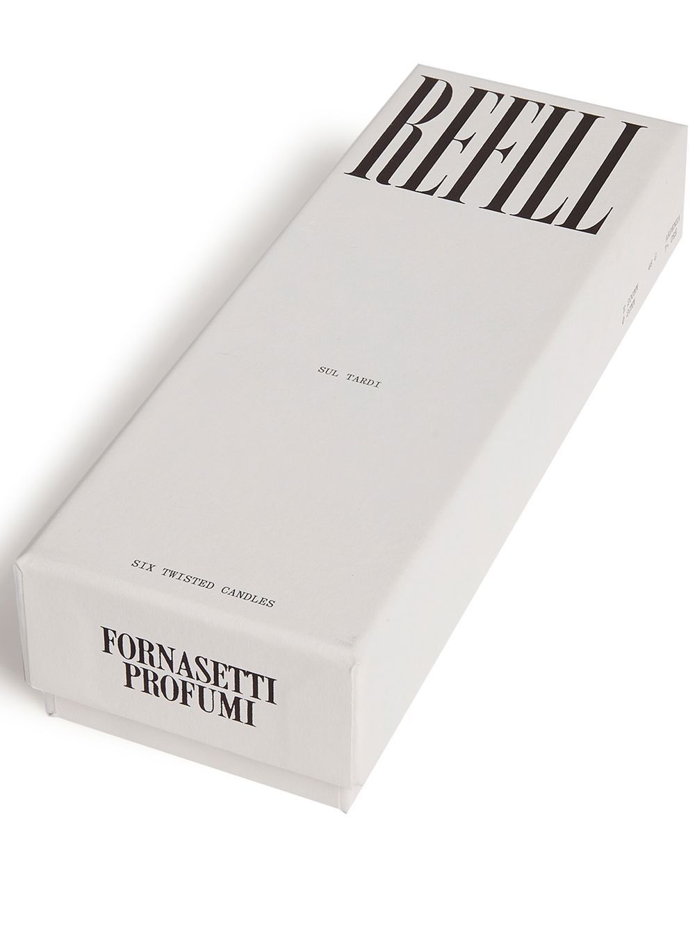 Fornasetti Set aus sechs gedrehten Refill Kerzen - Weiß von Fornasetti