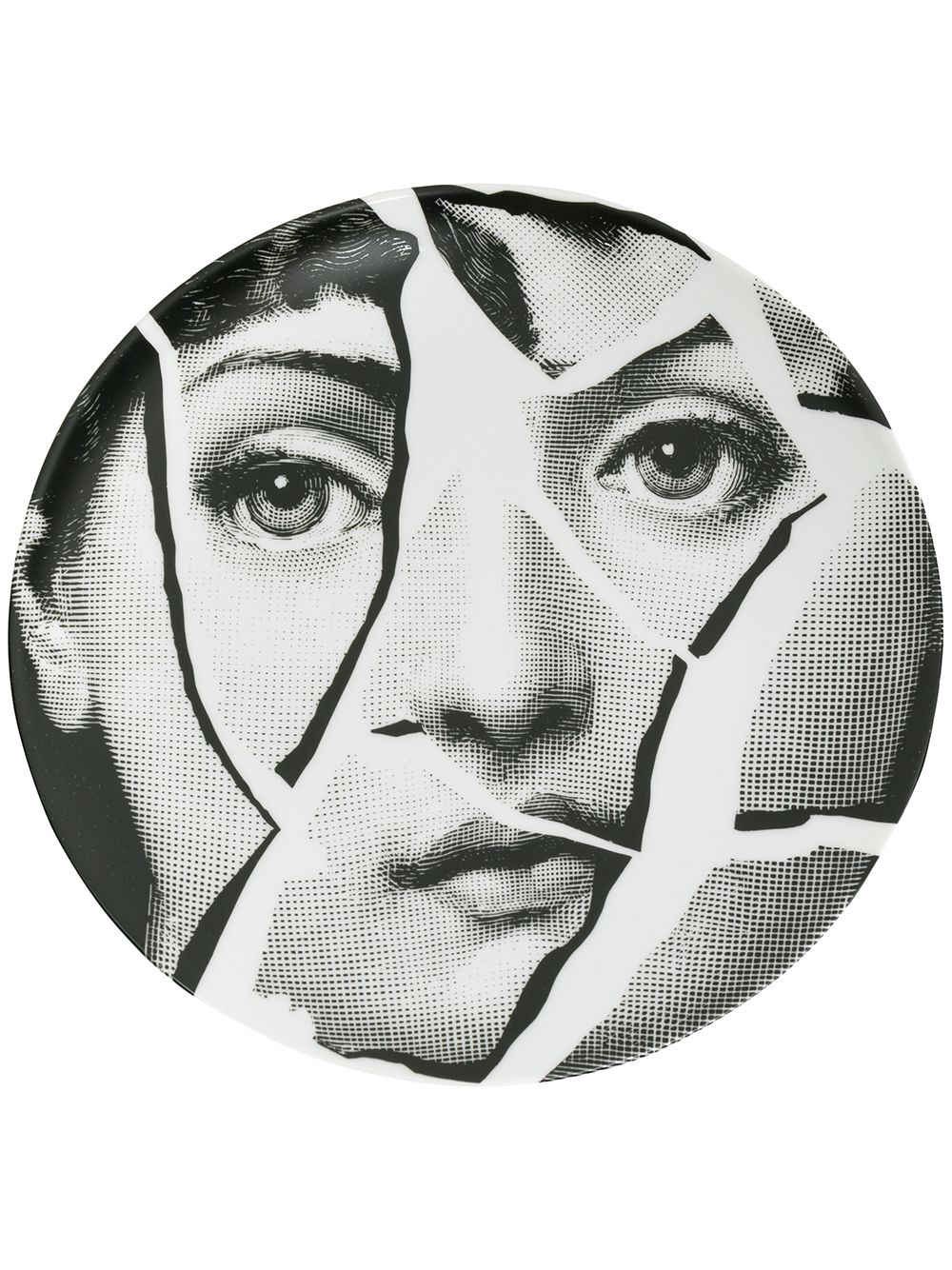 Fornasetti Teller mit Print - Weiß von Fornasetti