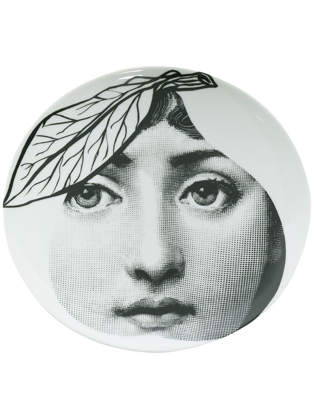 Fornasetti Teller mit Print - Weiß von Fornasetti