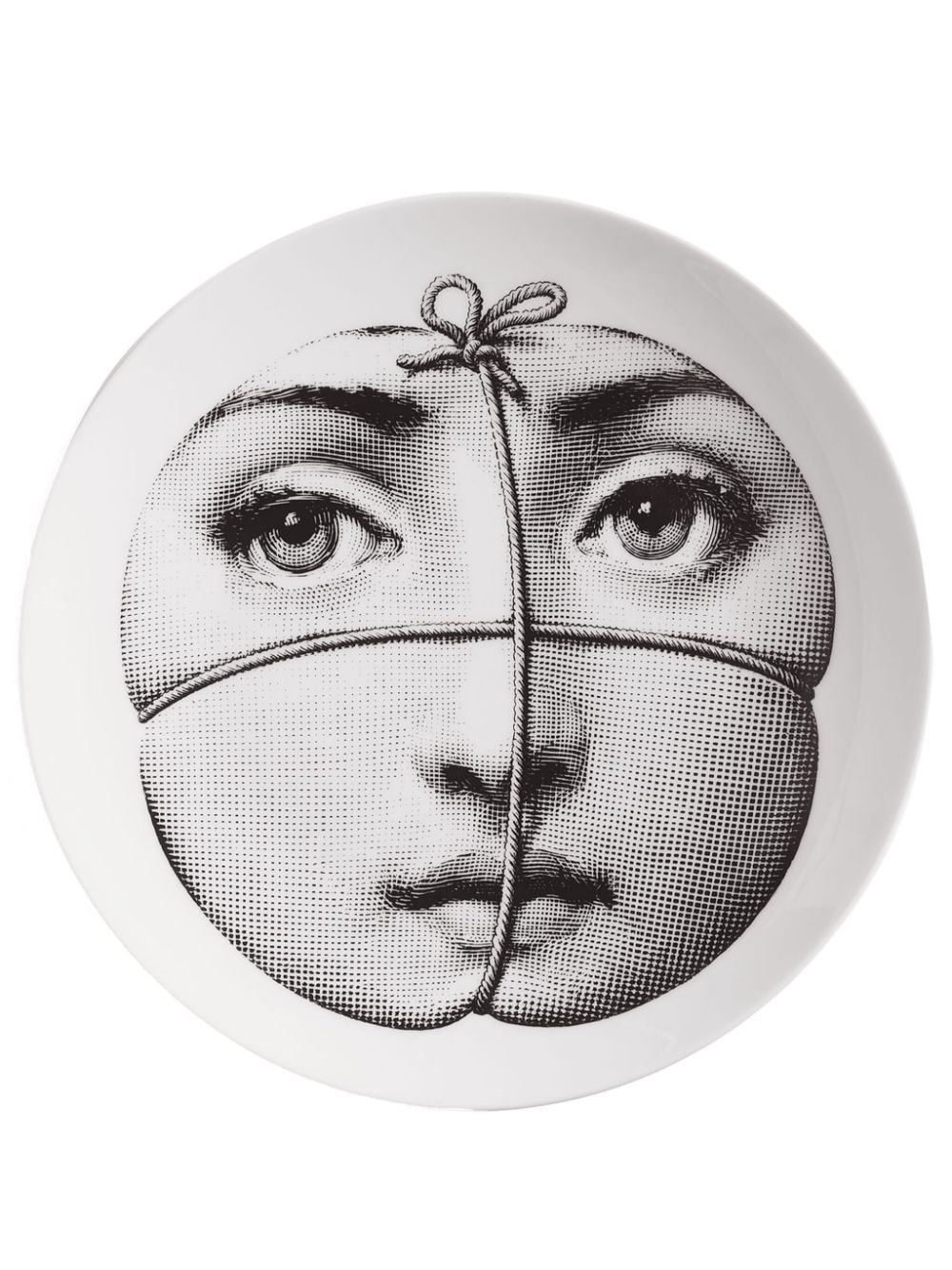 Fornasetti Tema e Variazioni Teller 26cm - Weiß von Fornasetti