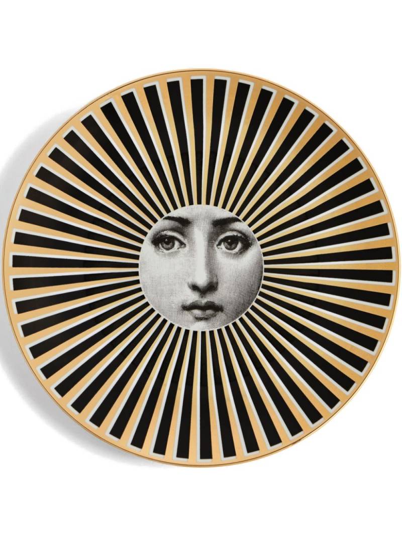 Fornasetti Tema e Variazioni N.247 Dekorplatte 26cm - Gold von Fornasetti