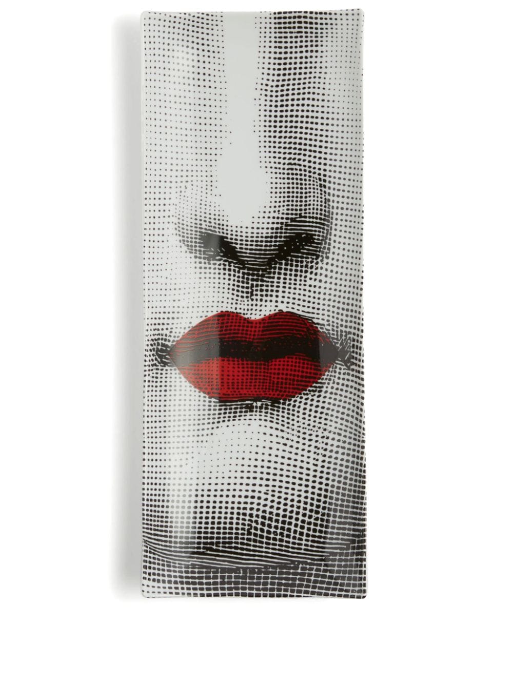 Fornasetti Tema e Variazioni N.397 Porzellantablett - Weiß von Fornasetti