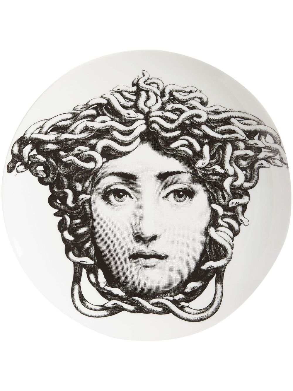 Fornasetti Tema e Variazioni n217 Wandteller 26cm - Weiß von Fornasetti