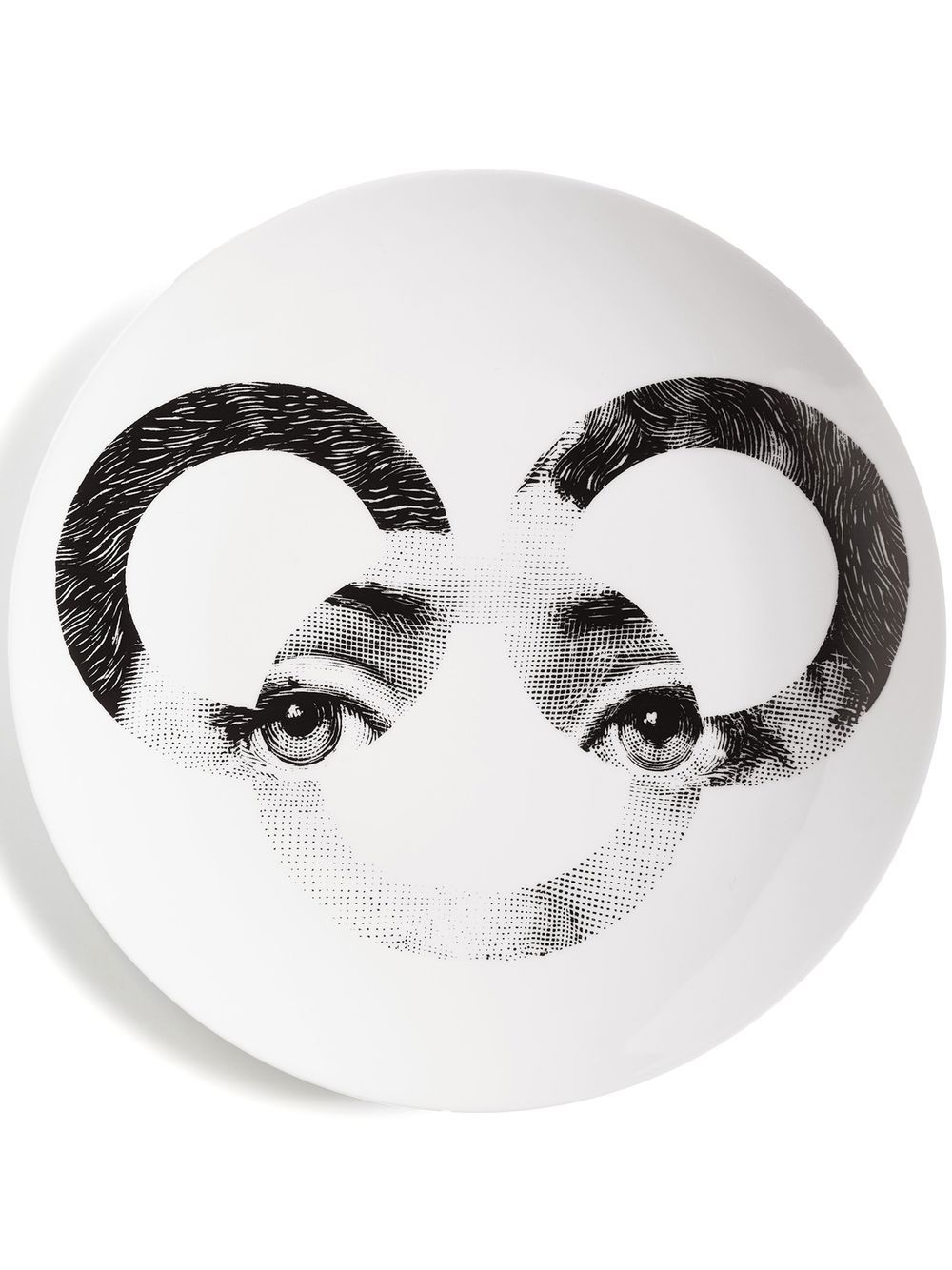 Fornasetti Tema e Variazioni n.58 Wandteller - Weiß von Fornasetti