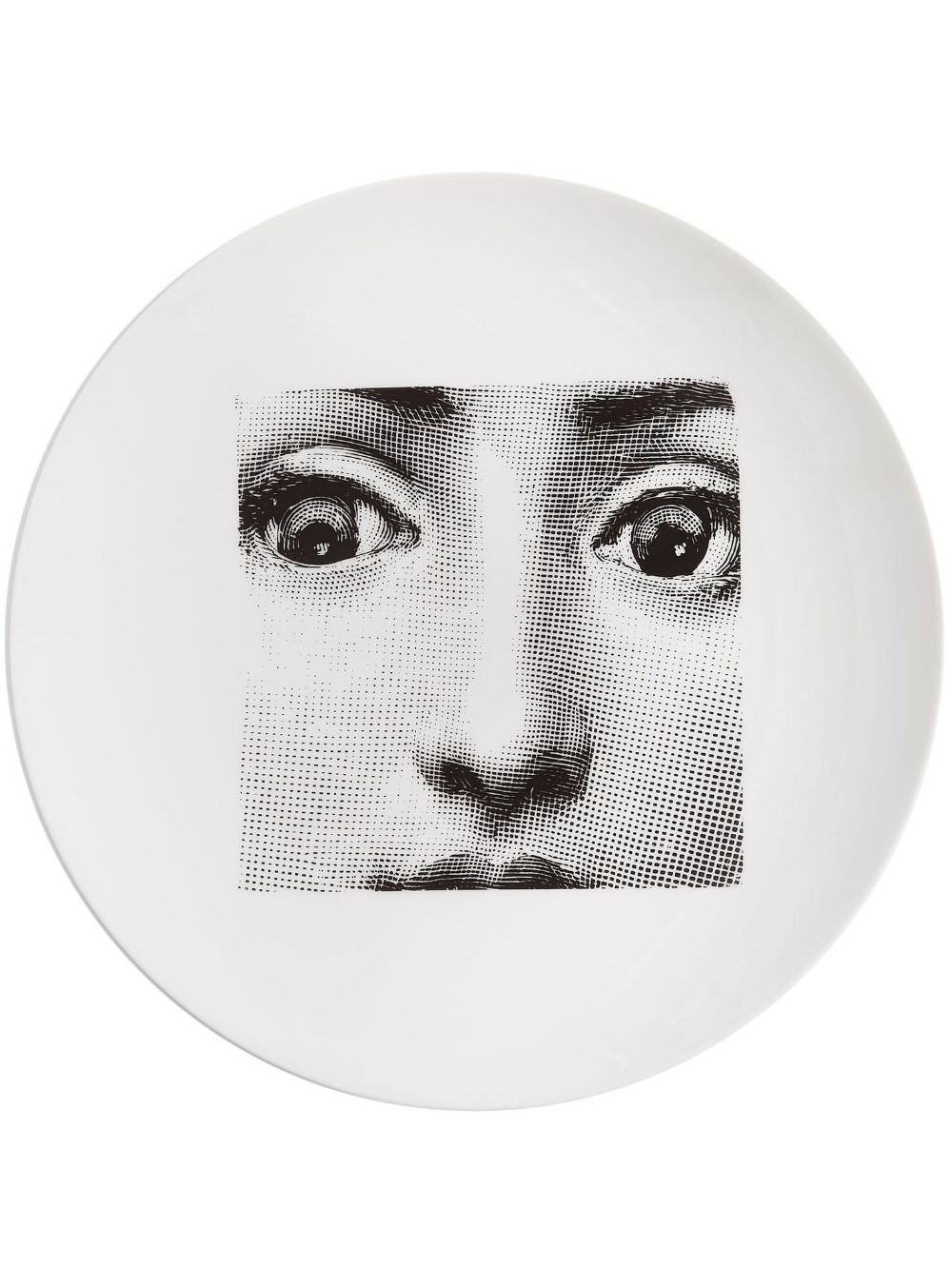 Fornasetti Tema e Variazioni N49 Wandteller - Weiß von Fornasetti