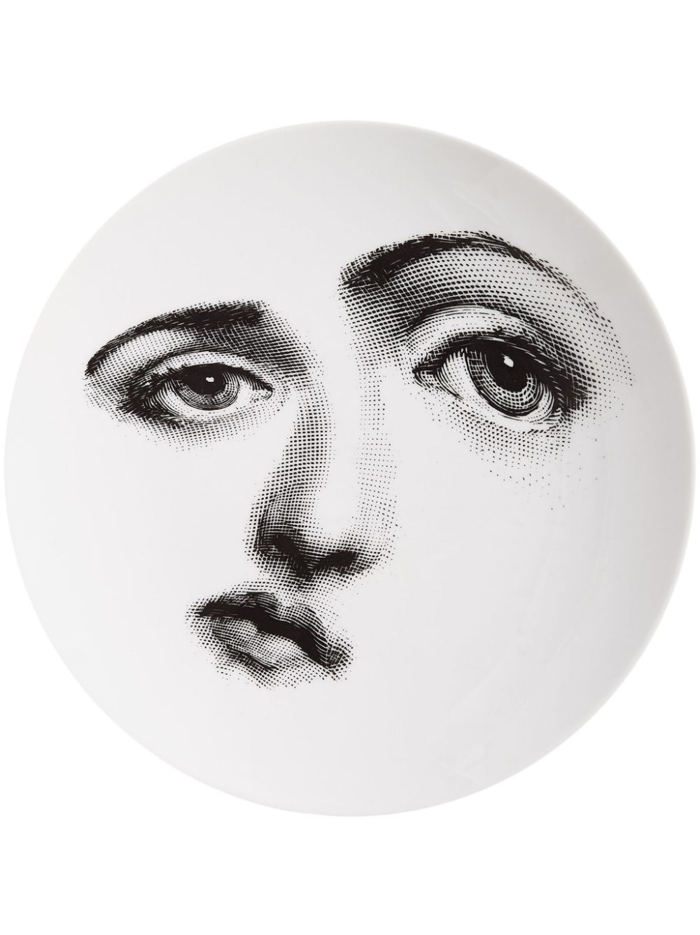 Fornasetti Variazioni n.323 Wandteller - Weiß von Fornasetti