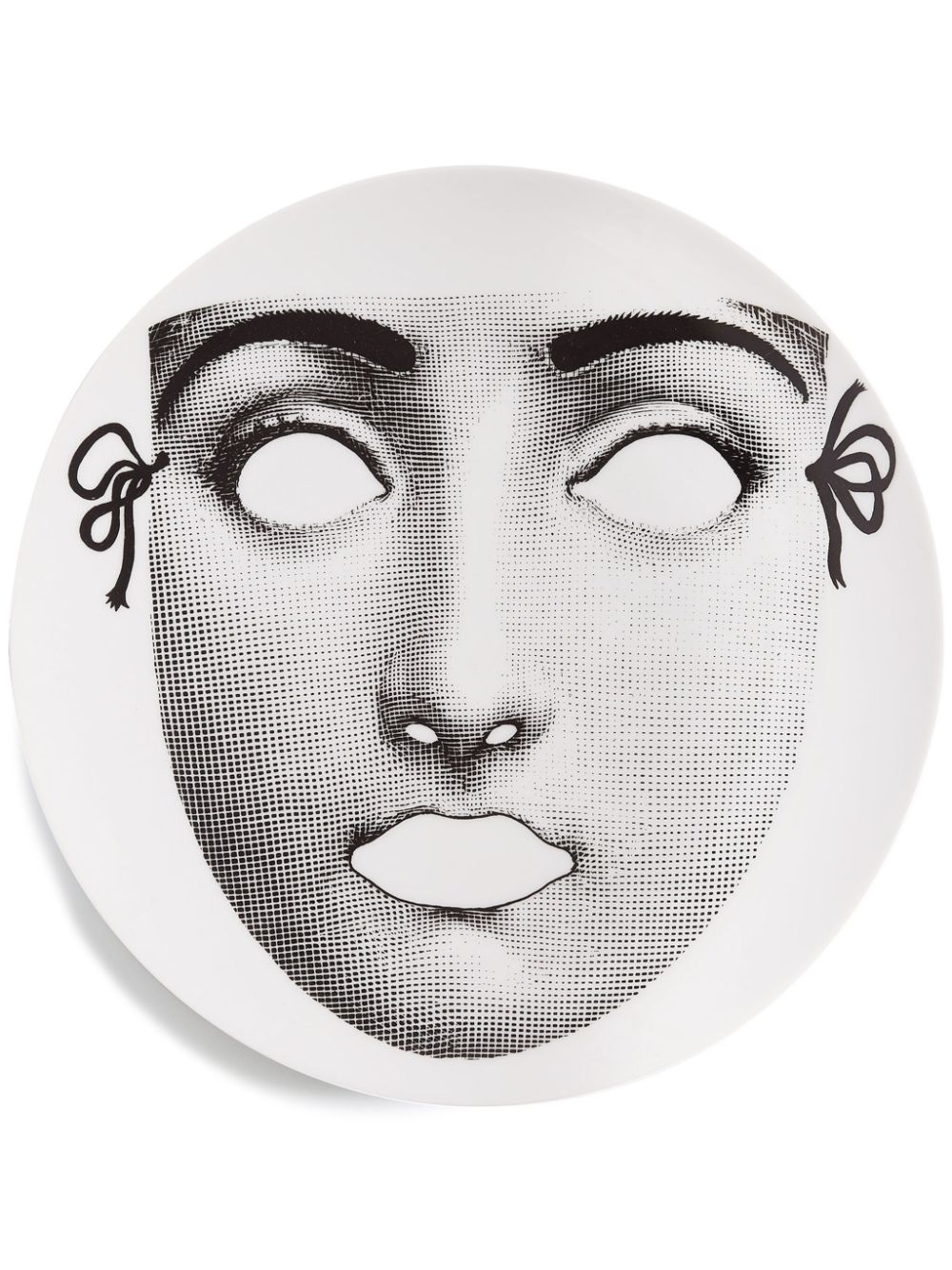 Fornasetti Variazioni n.325 Wandteller - Weiß von Fornasetti