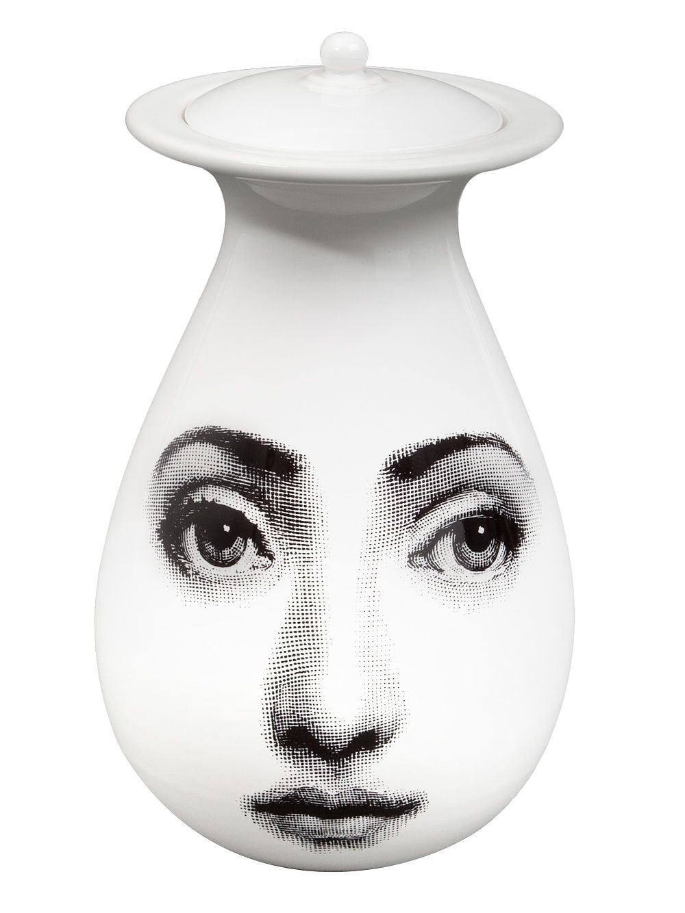 Fornasetti Vase mit Print - Weiß von Fornasetti