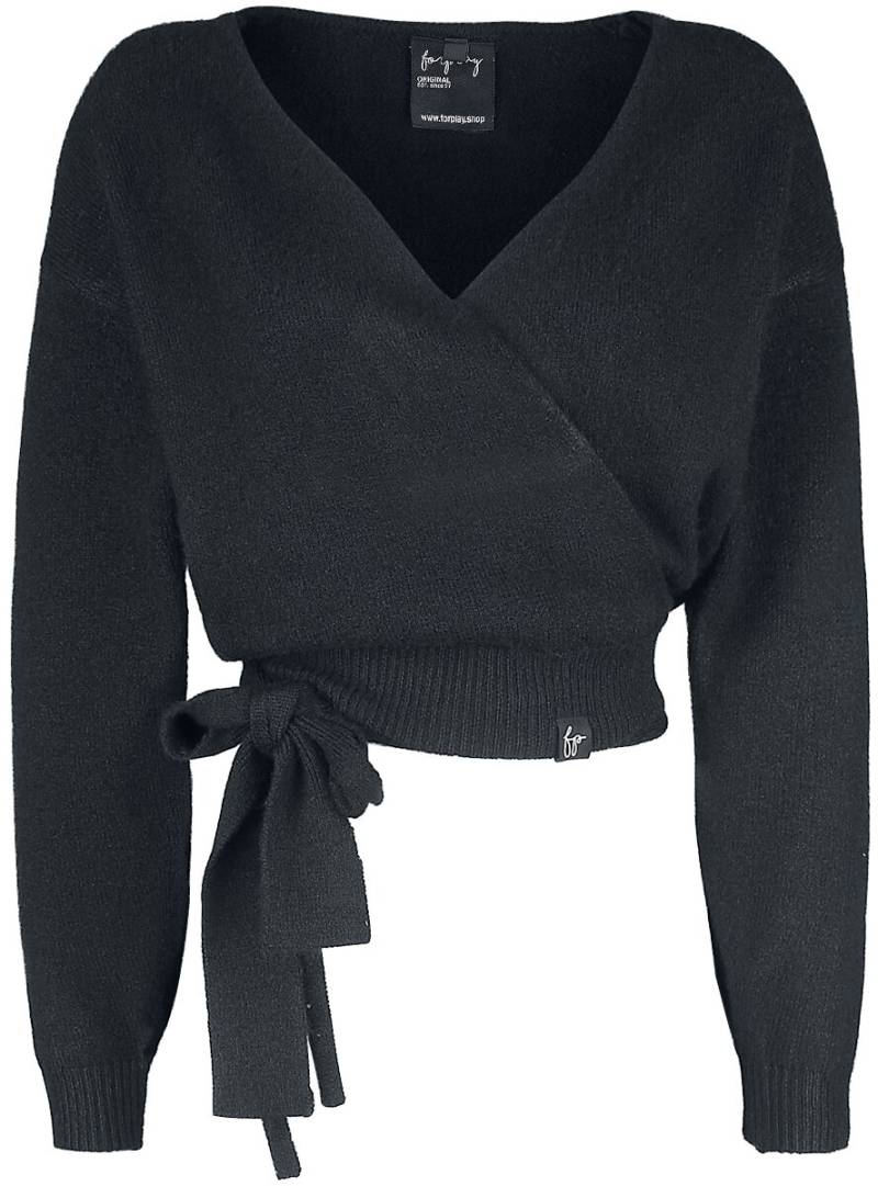 Forplay Cardigan - Cybill - S bis XXL - für Damen - Größe L - schwarz von Forplay