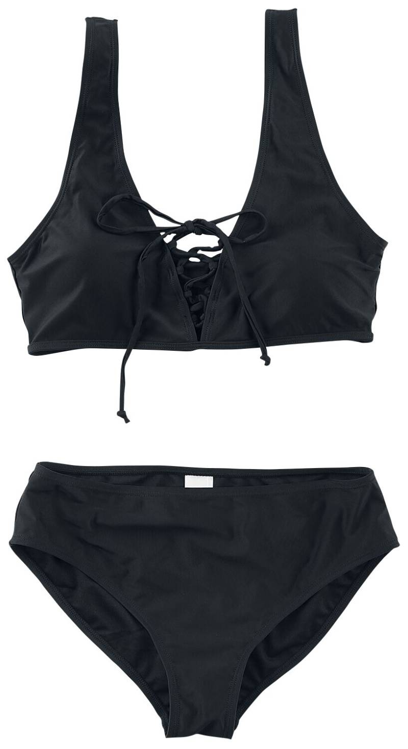 Forplay Front Laced Bikini Badeanzug schwarz in S von Forplay