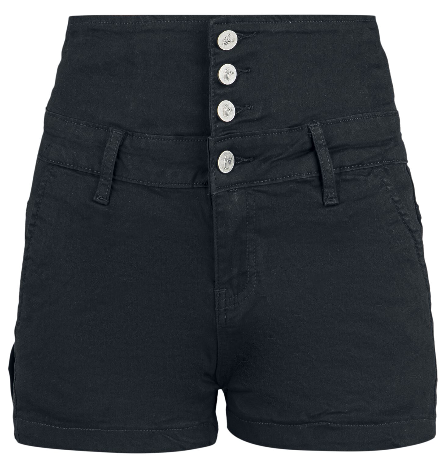 Forplay High Waist Denim Hot Pant Hotpant schwarz in 31 Forplay High Waist Denim Hot Pant Hotpant schwarz in 31 von Forplay