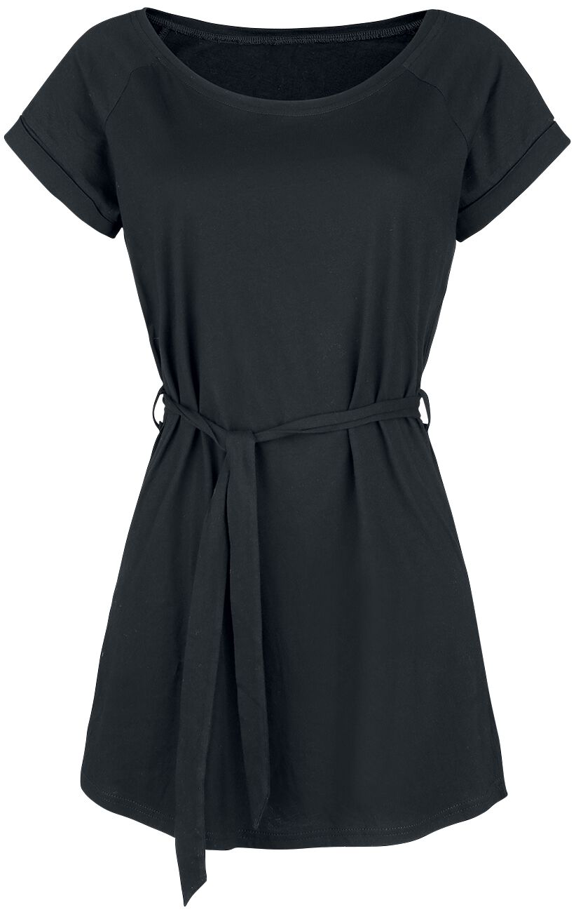 Forplay Jersey Kleid mit Bindegürtel Kurzes Kleid schwarz in 5XL von Forplay