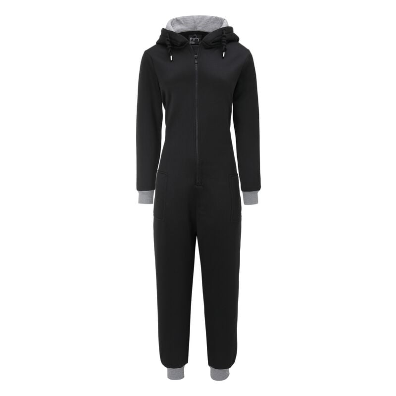 Forplay Jumpsuit - Kuscheliger Jumpsuit - S bis XL - für Damen - Größe XL - schwarz von Forplay
