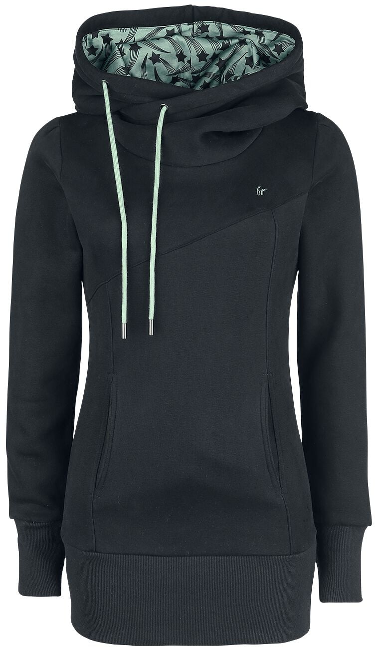 Forplay Kapuzenpullover - Adele - S bis M - für Damen - Größe M - schwarz von Forplay