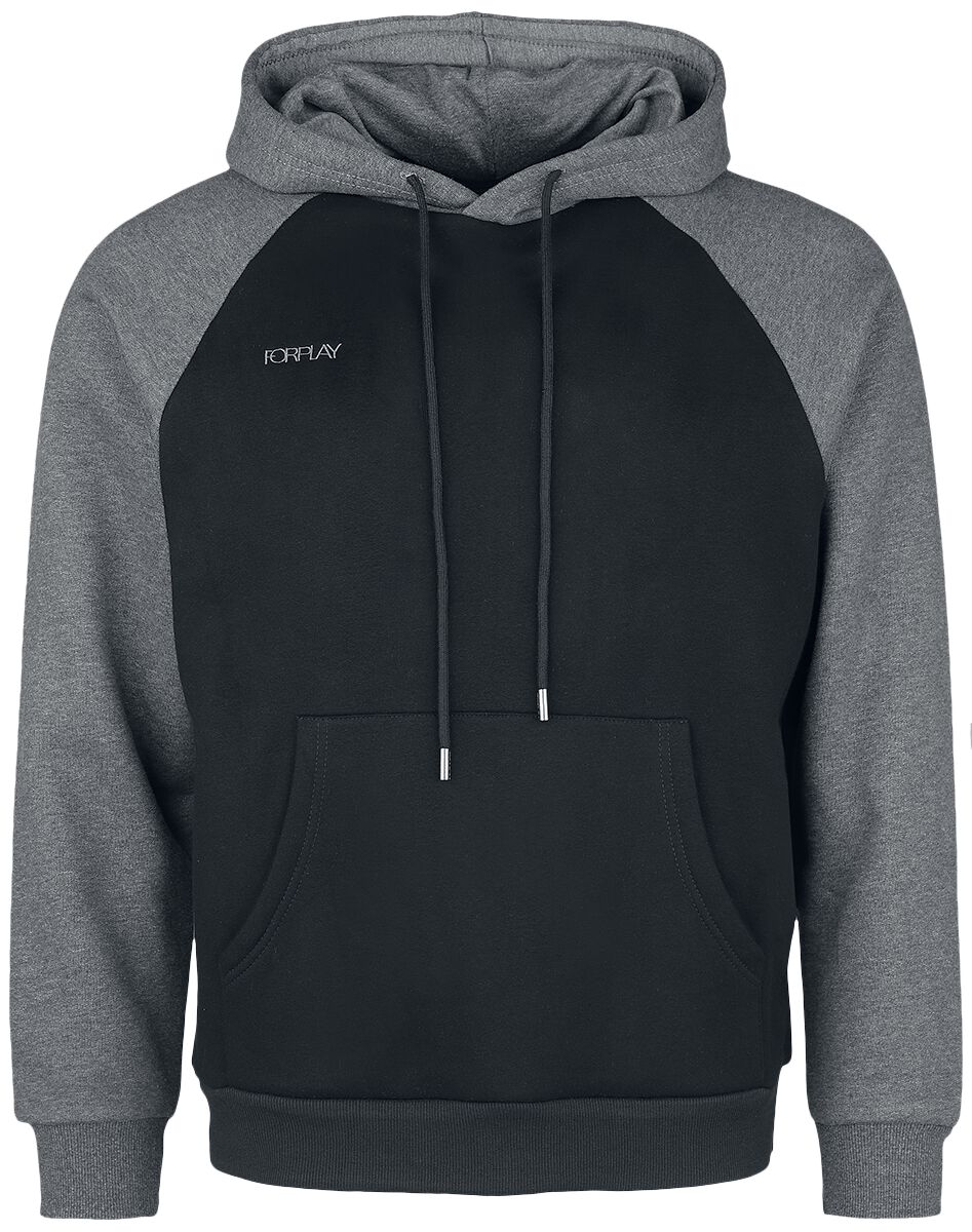 Forplay Kapuzenpullover - Henry - S bis L - für Männer - Größe S - schwarz/charcoal von Forplay